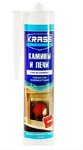 Герметик KRASS для каминов и печей 1250С силикатный черный